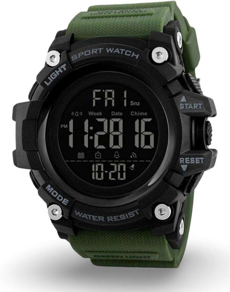 felizer Men's Multifunction Digital Wrist Watch Digital Watch - For Men Outdoor Sports Watch | Waterproof | Black Dial-picture-7