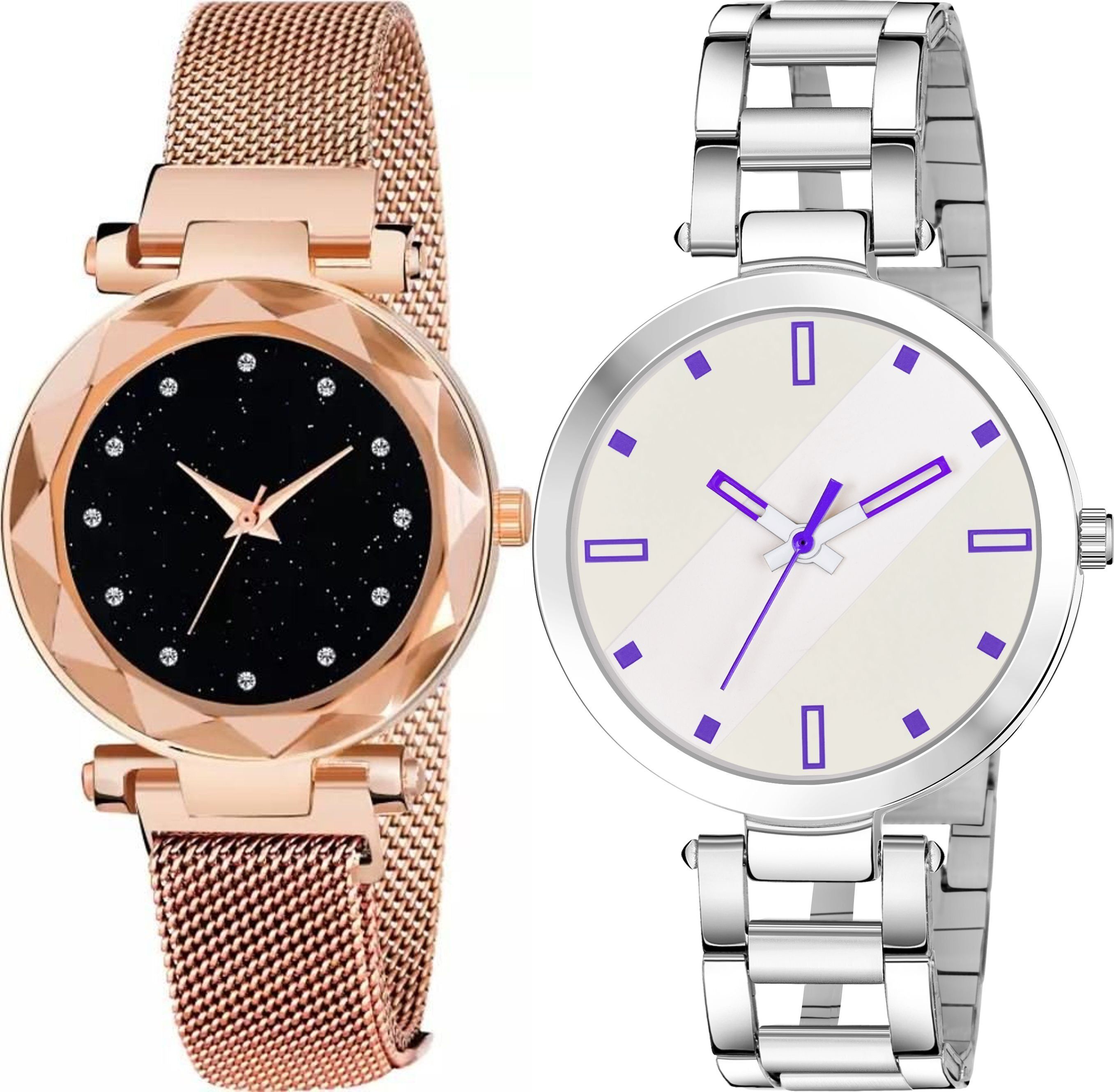 Premium Analog Quartz Wrist Watch Analog Watch - For Girls 12 Point Copper Magnet_Mt 239 A-image-12