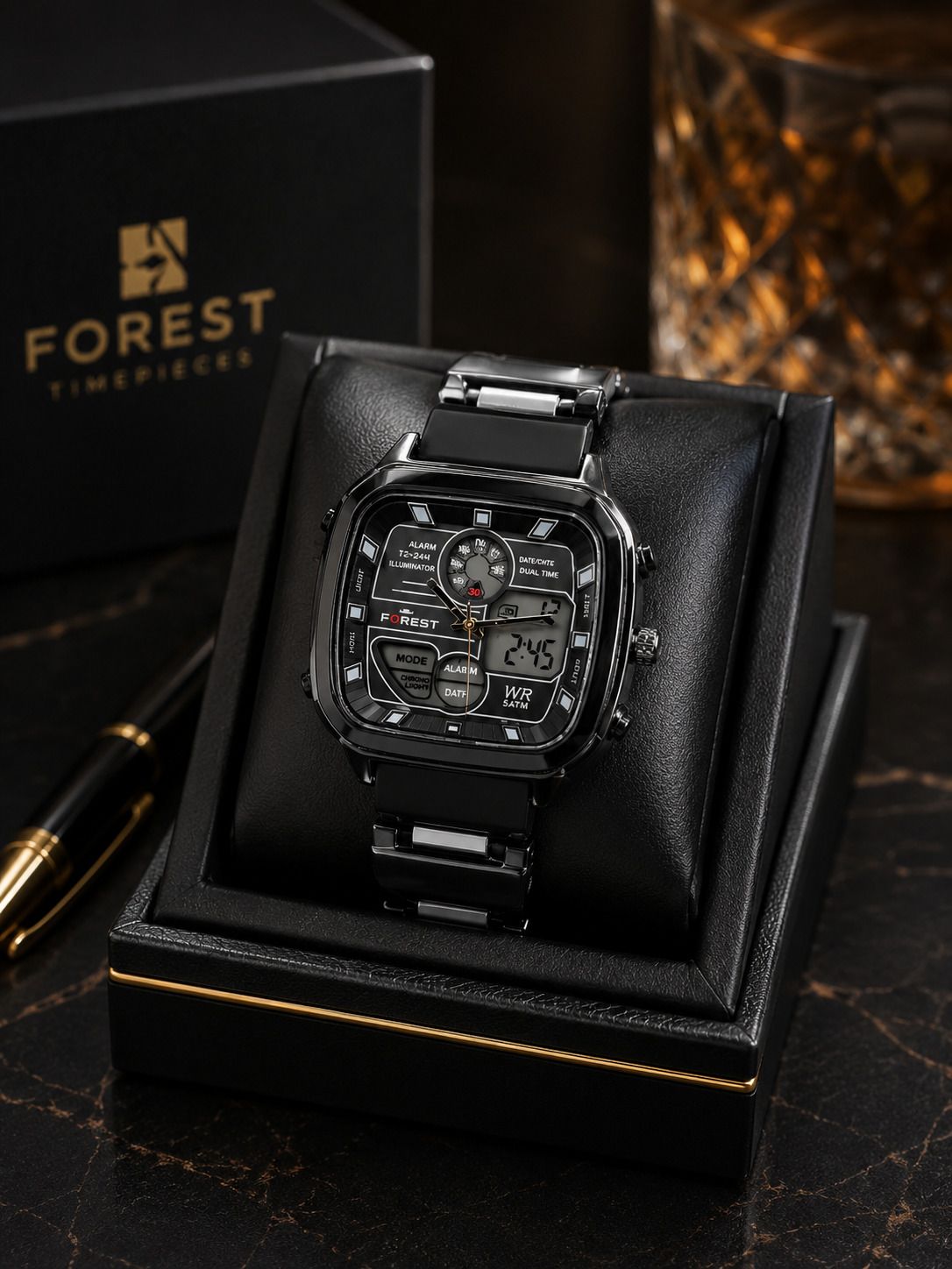 Analog-Digital Watch - For Men FT2186-BLK-image-43