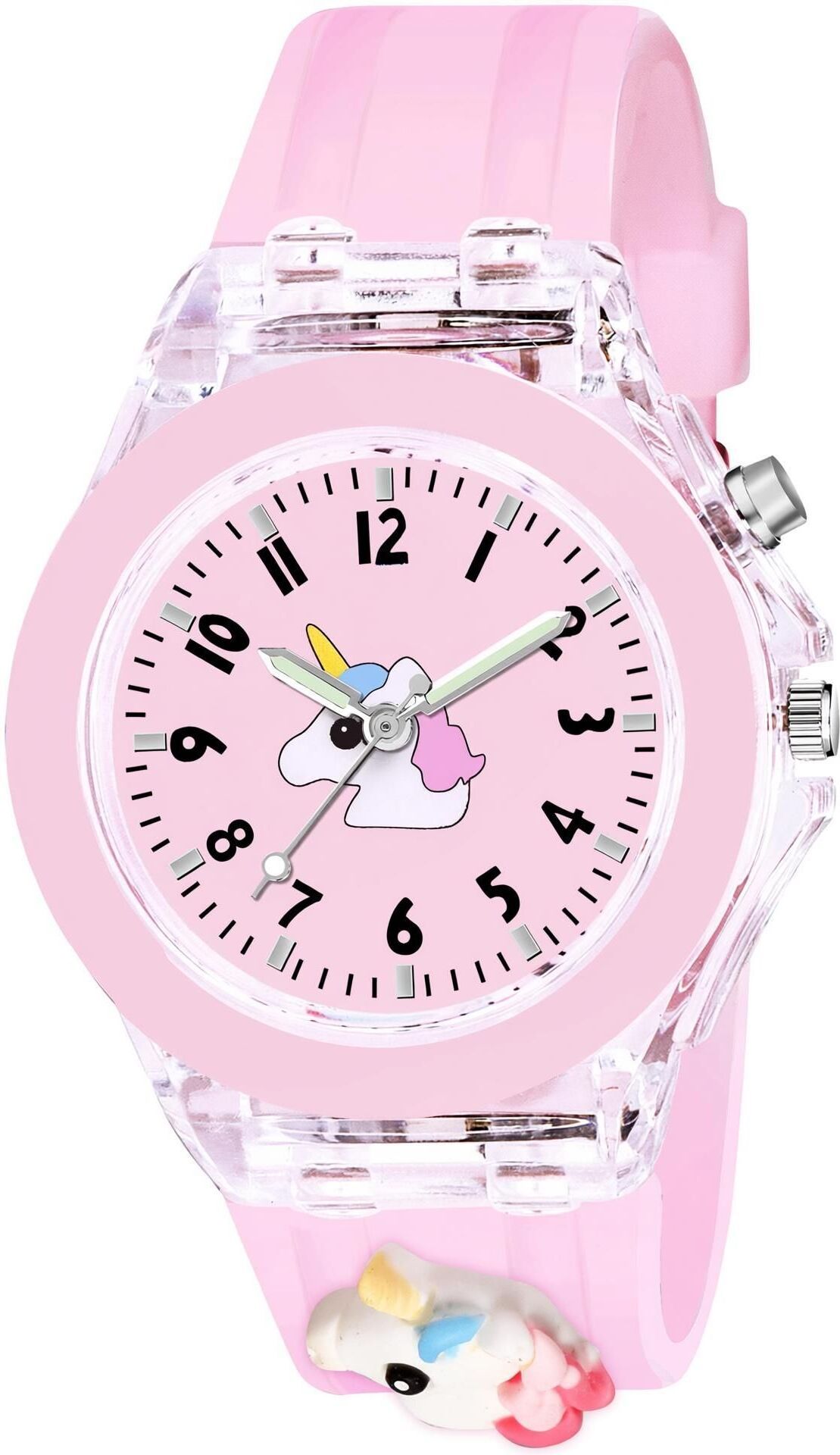 Analog-Digital Watch - For Men & Women WB_06Multicolor Lights Dial 3D Cute Cartoon Silicon Strap Kids Boy-image-17