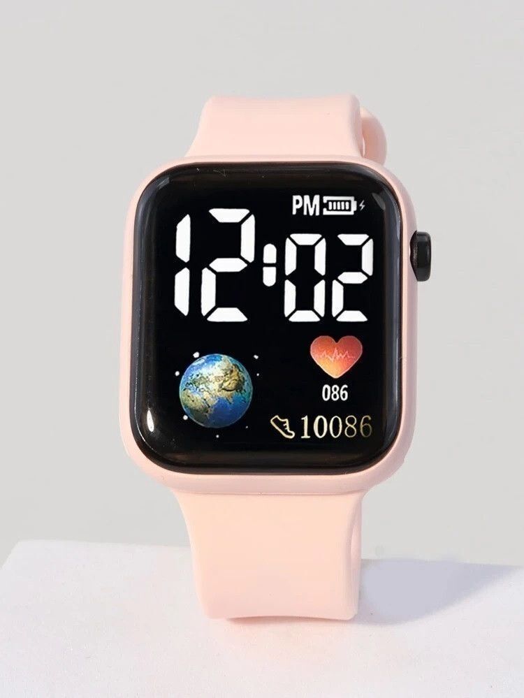 Pro – Modern Health & Activity Smart Watch Digital Watch - For Boys & Girls NEW_FK_new pink heart-image-2