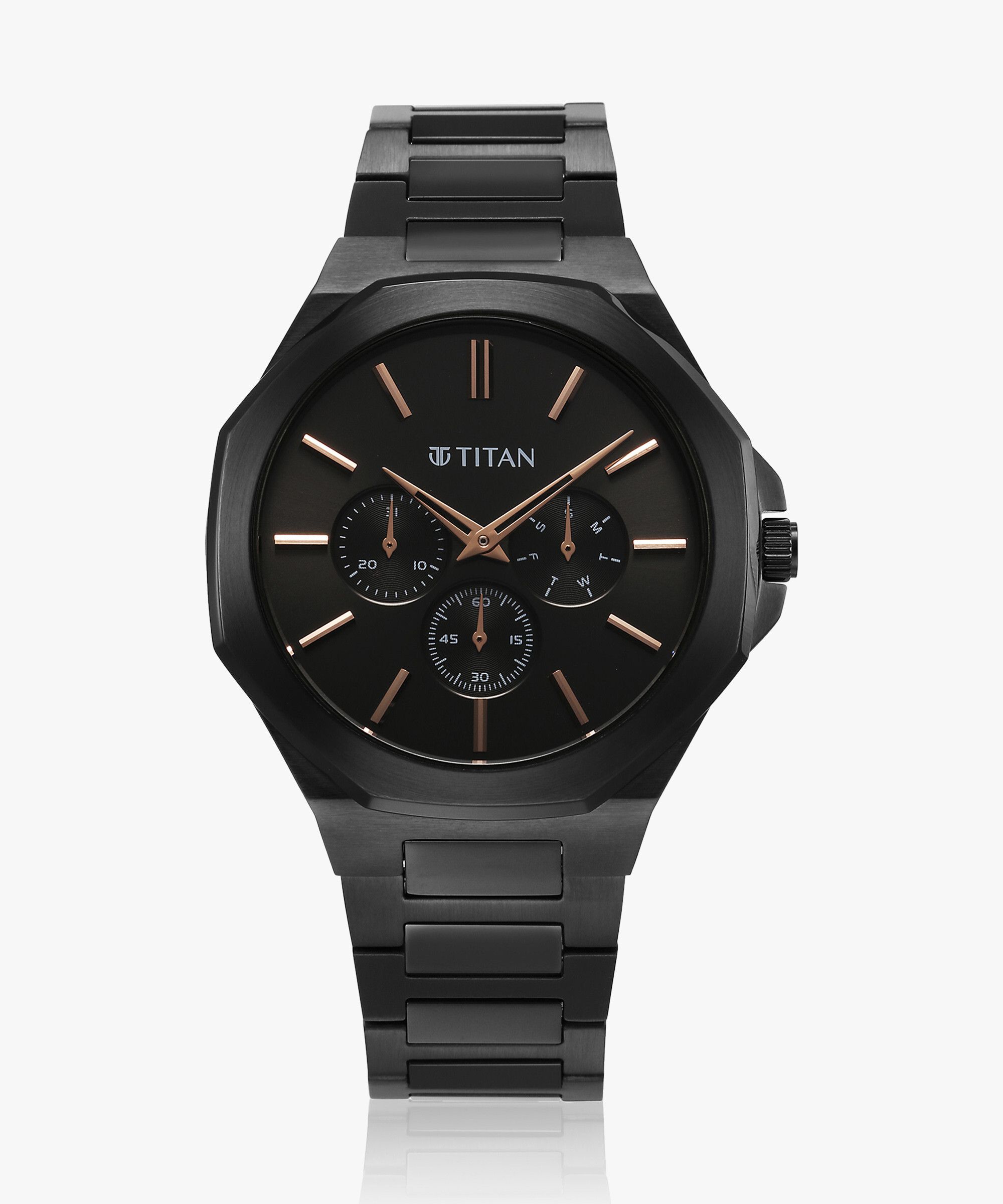 titan Classique Slim Multifuction Analog Watch - For Men NT90198NM01-picture-22
