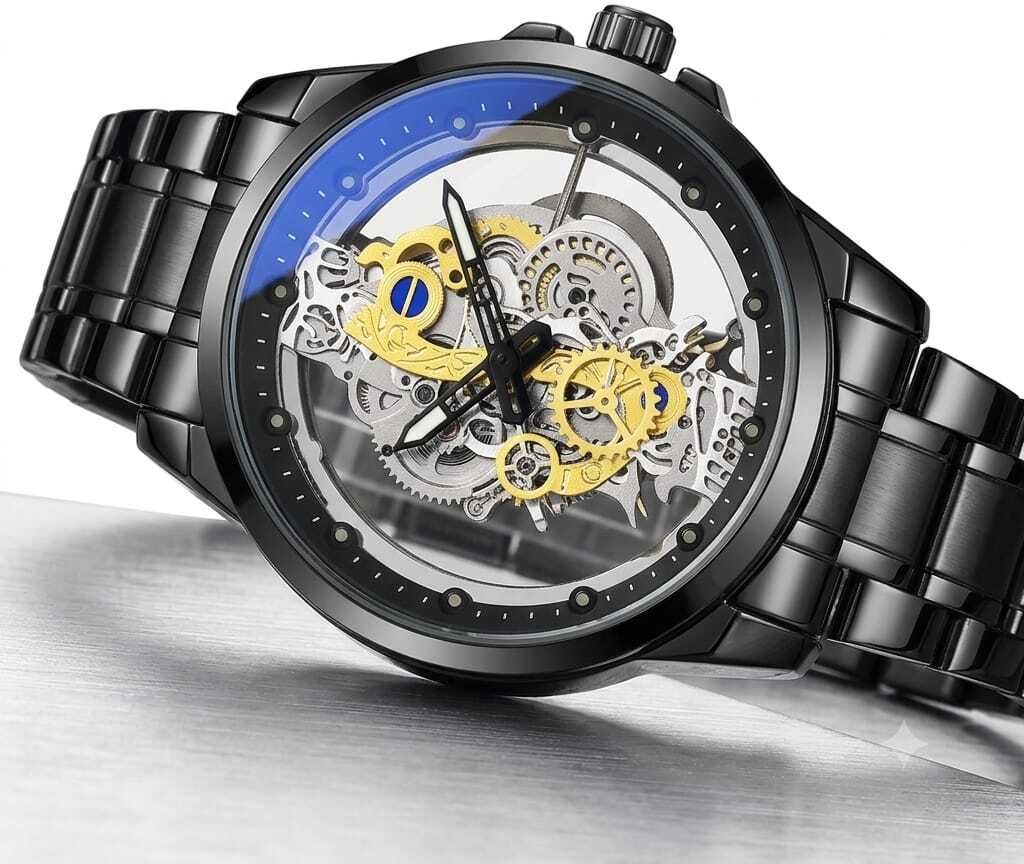 Analog Watch - For Men MEN'S LUXURY TRANSPARENT DIAL MECHANICAL WATCH-05-image-44