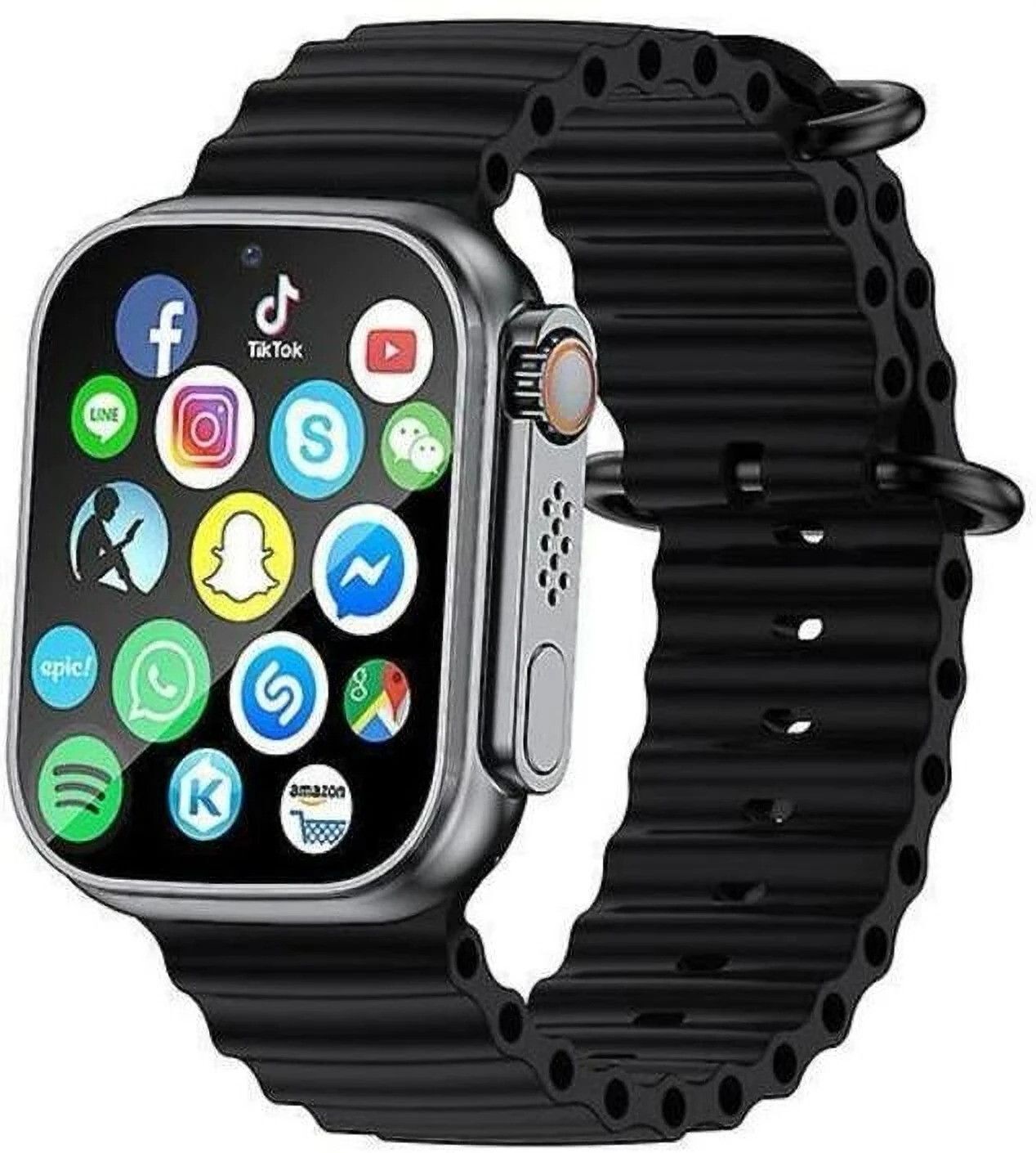 CHG T800 Smart Watch Stylish Digital Smart Watch for Boys Girls Men Women 42 mm Silicone Watch Strap-image-14