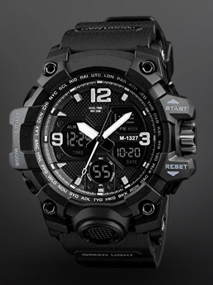 felizer Dual Display Sports Watch for Men Analog-Digital Watch - For Men Military Style Analog Digital Watch for Men-picture-6