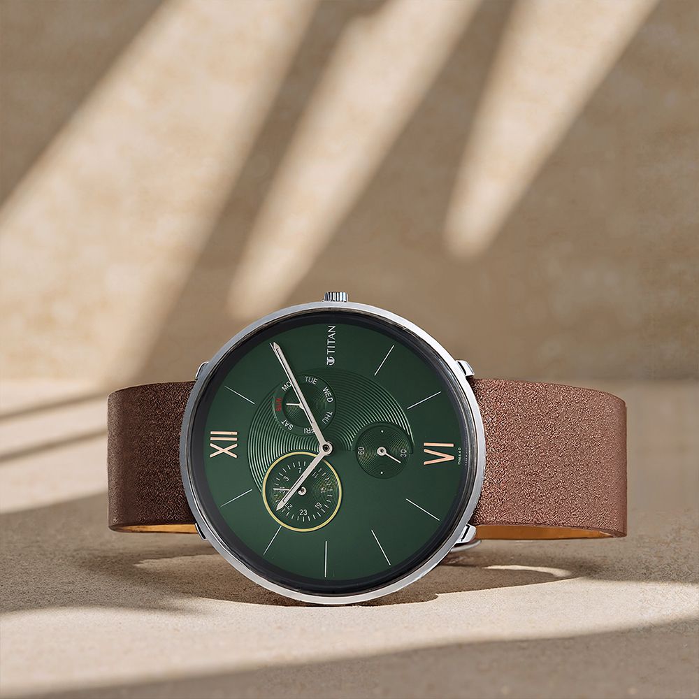 Slim Multifunction Analog Watch - For Men NT1877SL01-image-39