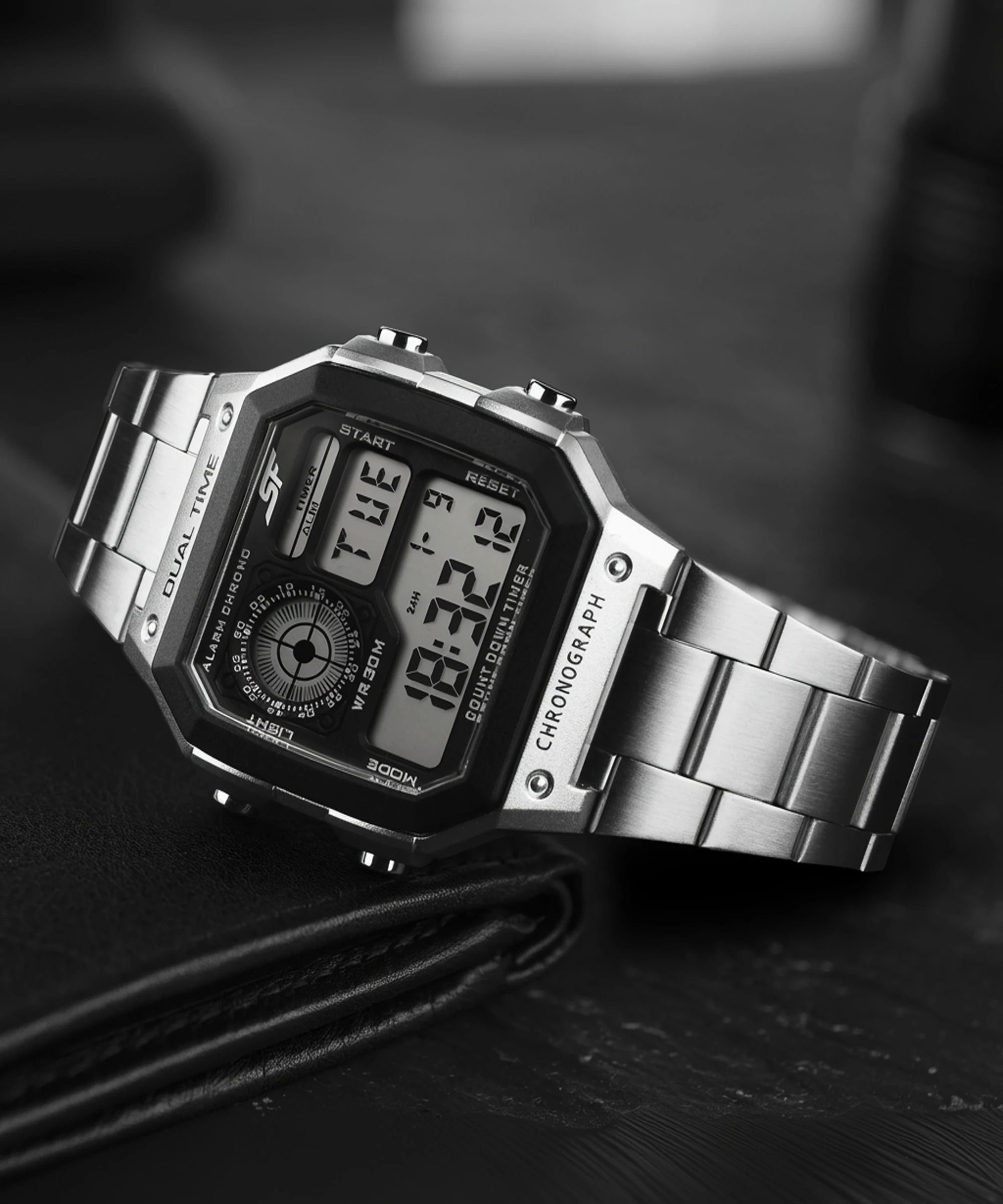 Hexa 3.0 Metal Digital Watch - For Men NT77134PM01W|77134PM01W|NT77134PM01W-image-15