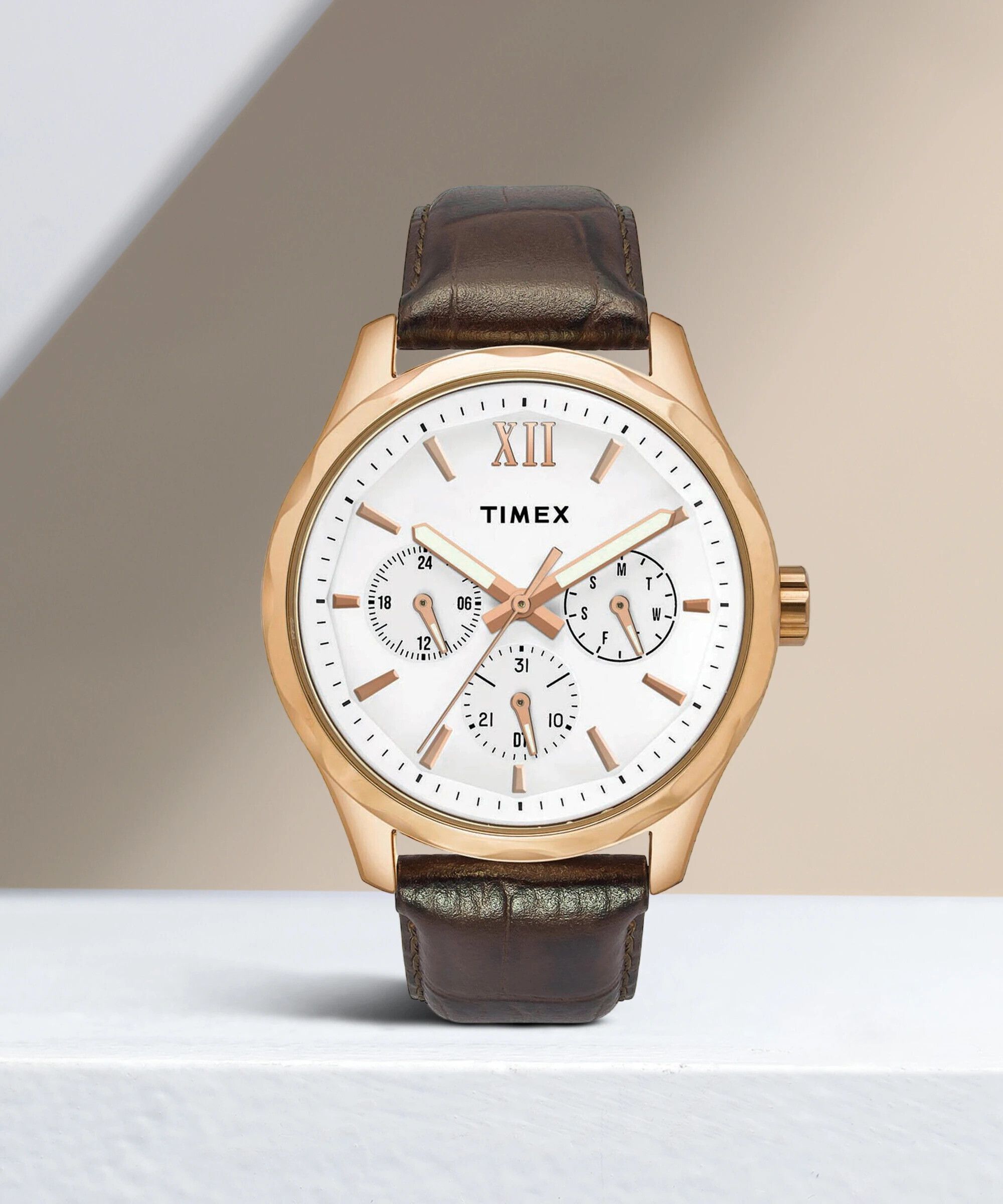 timex Signio Round 44mm White Dial Analog Watch - For Men TW0TG7600-picture-11