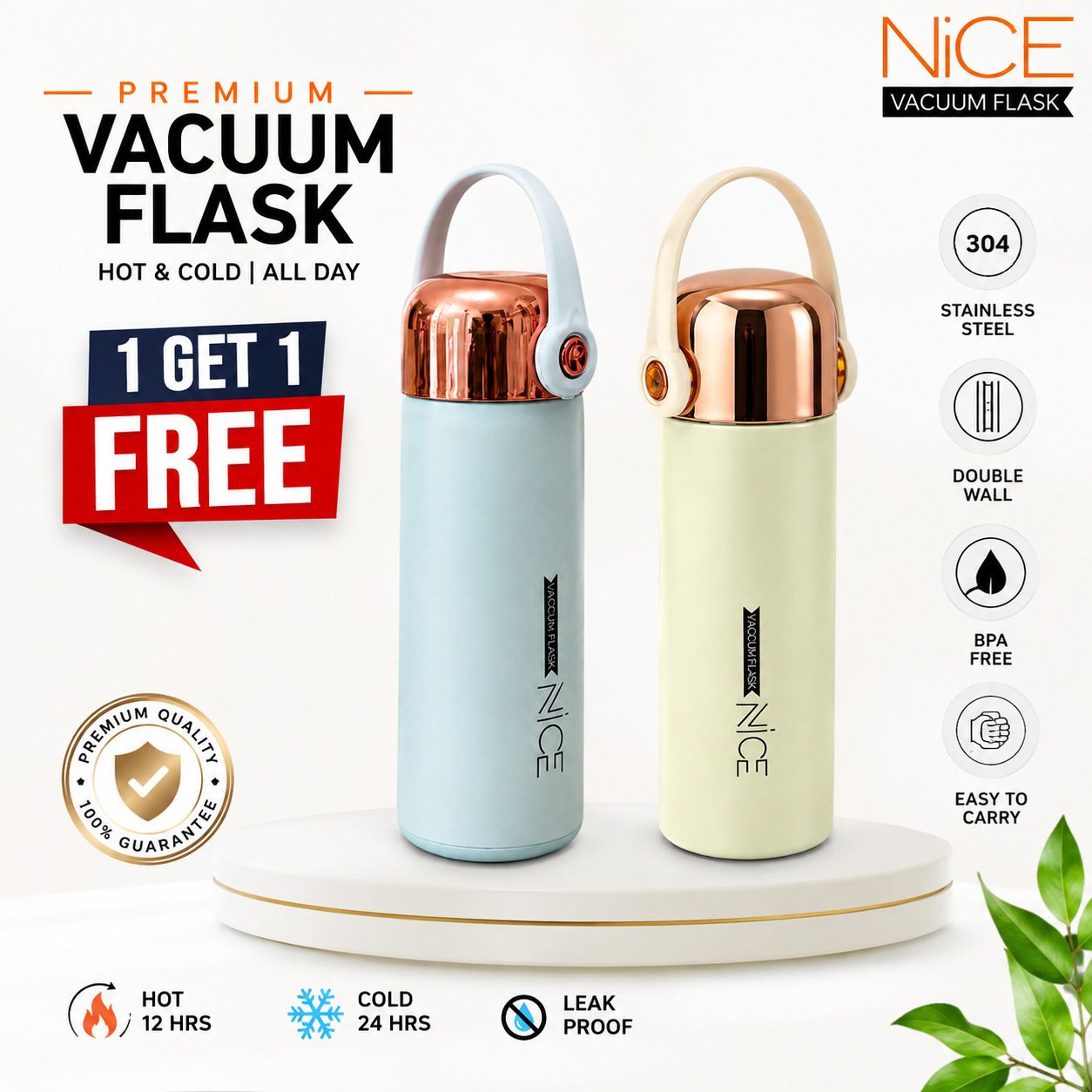 NICE Classic Series PACK OF 2 400 ml Water Bottles-image-12