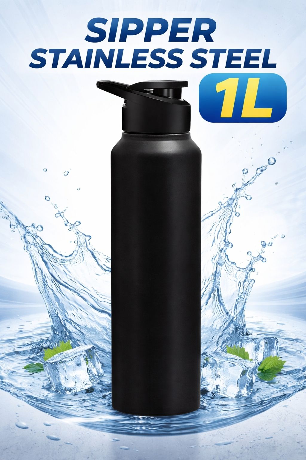 righverse Single wall 1000 ml Water Bottle-picture-17
