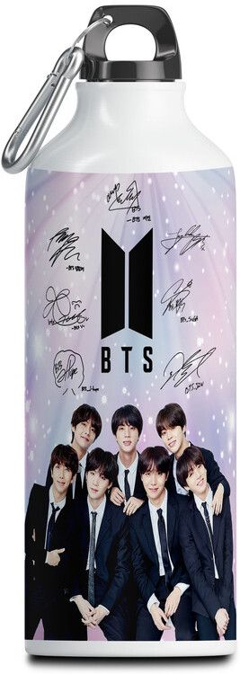 BTS Printed Leakproof Sipper Water Bottle For Kids Friends & Loved Ones-SIP23 600 ml Water Bottle