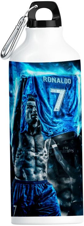 Ronaldo Printed Bottle Ronaldo Sipper Water Bottle Gym & School Bottle(BS-326) 600 ml Water Bottle-image-47
