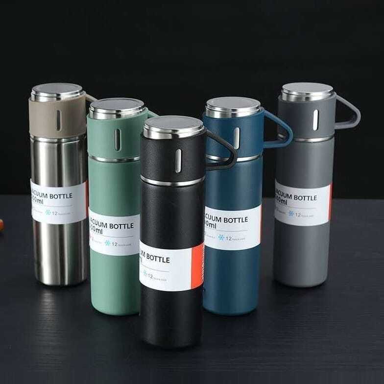 bogenlite 500ml Stainless Steel Vacuum Flask – Multicolor Insulated Bottle for Travel 500 ml Water Bottle-picture-18