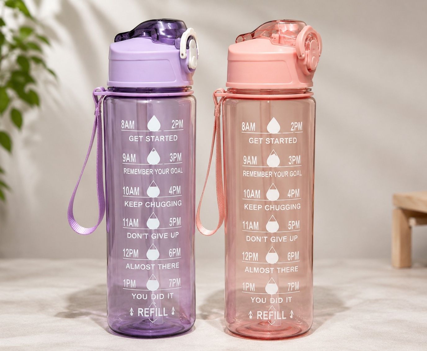 zuno Motivational water bottle series 1000 ml Water Bottles-picture-31