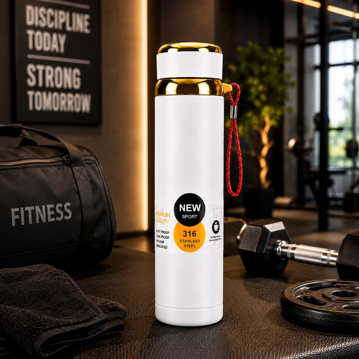 Temperature Display Water bottle Multi Colour 1000 ml Water Bottle-image-9