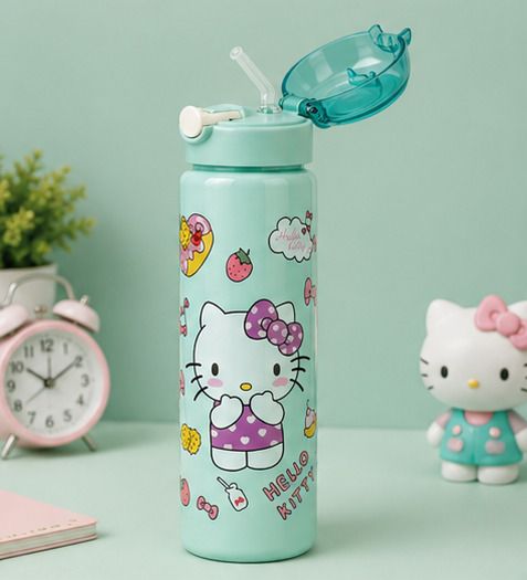 decordine Hello Kitti 900 ml Water Bottle-picture-31