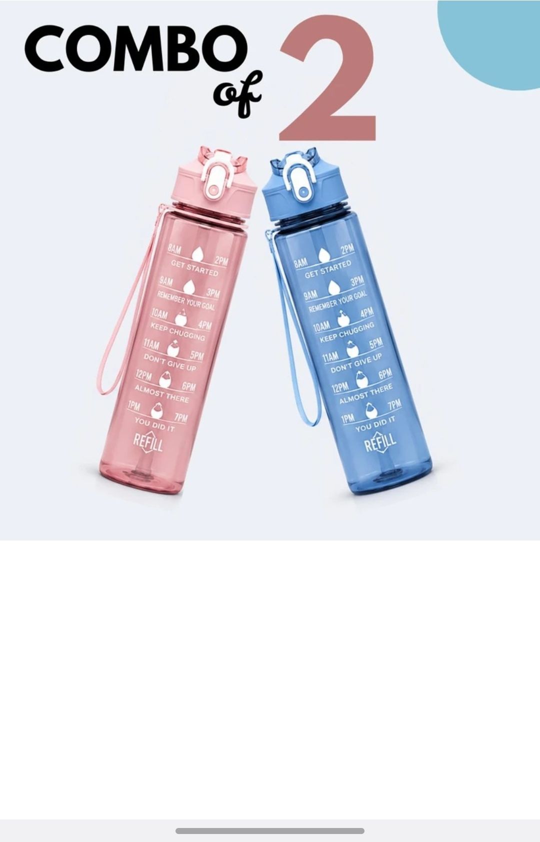 Motivational Bottle 900 ml Water Bottles-image-39