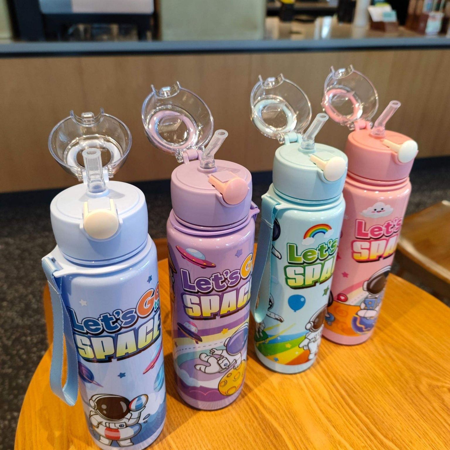 Water Bottle Space Design, Kids Water Bottle, Astronaut Space Water Bottle- 750 ml Water Bottle-image-33