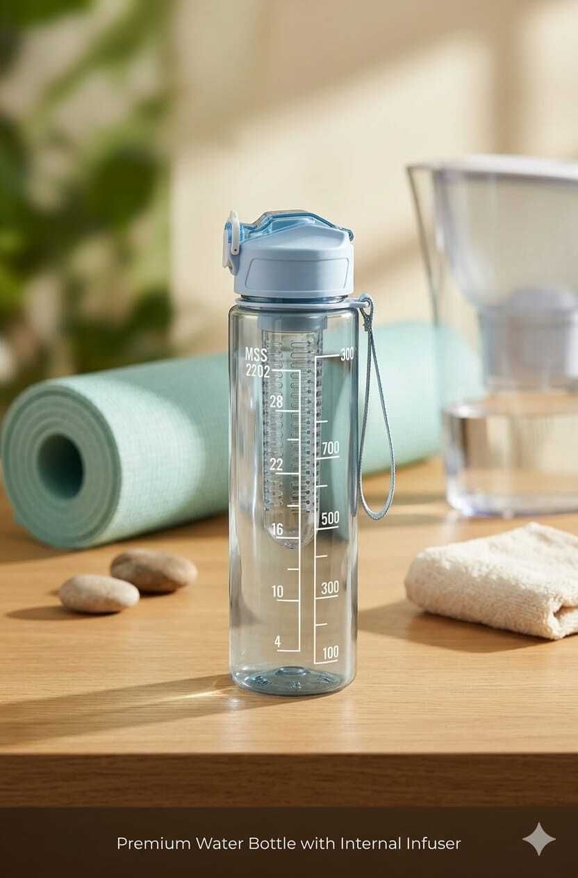 Motivational water bottle 900ml pack of 2 900 ml-image-29