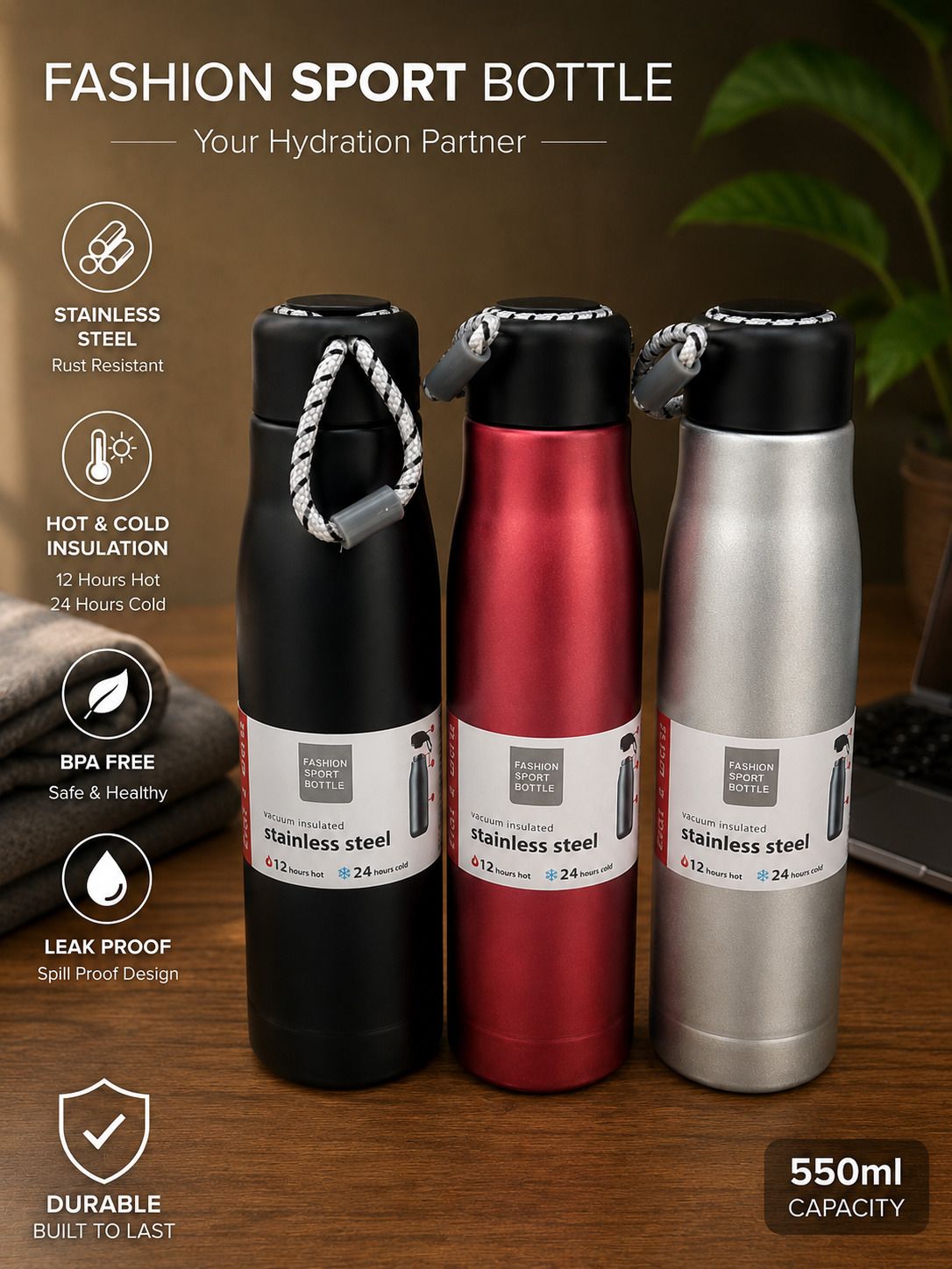 Water Bottle 550 ml Water Bottle-image-43