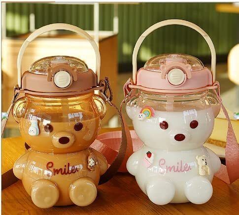 1000ml Teddy Bear Water Bottle 1000 ml Water Bottle