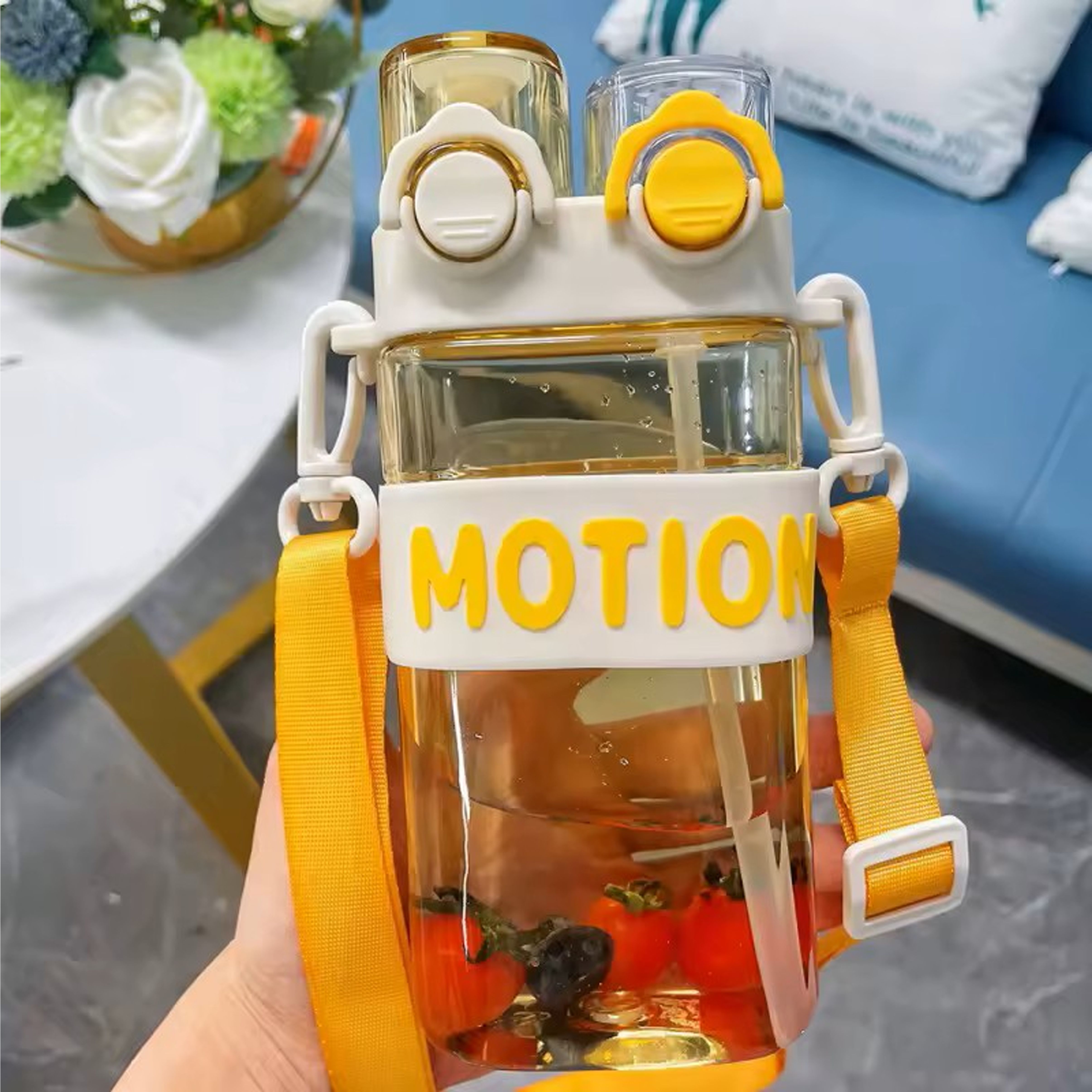 PortableBPA Free Tritan Kids Bottle Baby Bus Water Bottle Student Cute Straw Car 550 ml Water Bottle-image-25