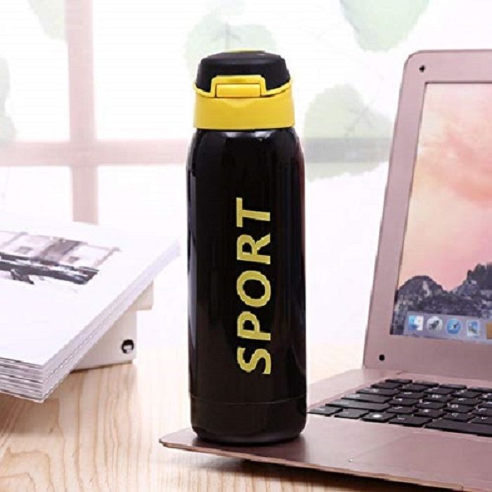 akr Double Wall Vacuum Insulated Hot & Cold Thermosteel Sports Bottle Flask 500 ml Water Bottle-picture-14