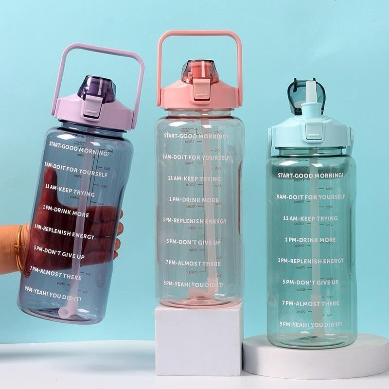 aaru enterprise 1 PCS TRANSPARENT BOTTLE F 1000 ml Water Bottle-picture-7