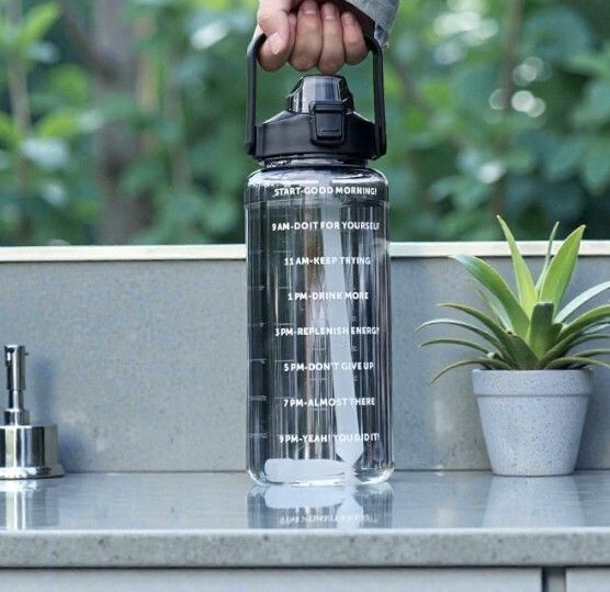 aaru enterprise Fitness Bottle Quotes 1000 ml Water Bottle-picture-20
