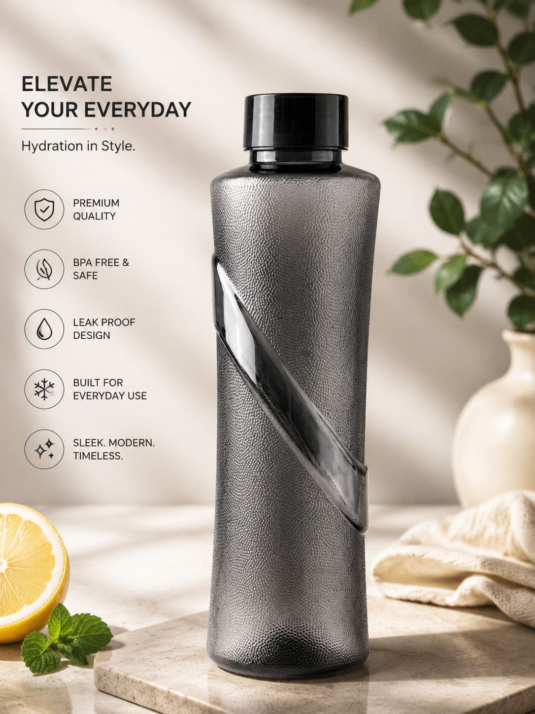 rv enterprise WB-BLK 1000 ml Water Bottle-picture-15