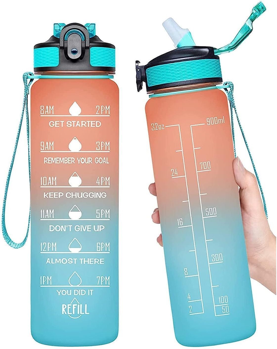 aaru enterprise Sipper Bottle for Home, Office, Gym Sports, School 1000 ml Water Bottle-picture-40