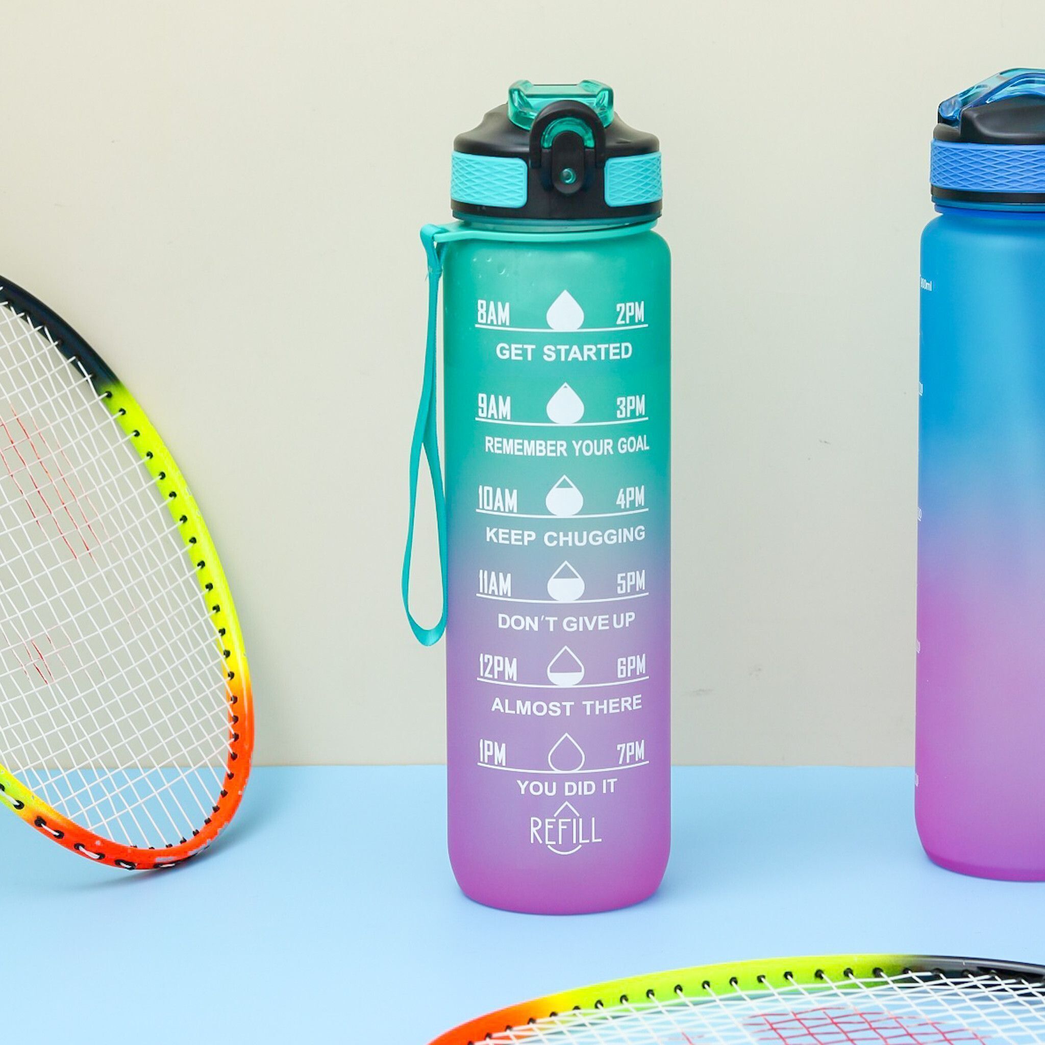 aaru enterprise BT0010.GREEN 1000 ml Water Bottle-picture-33