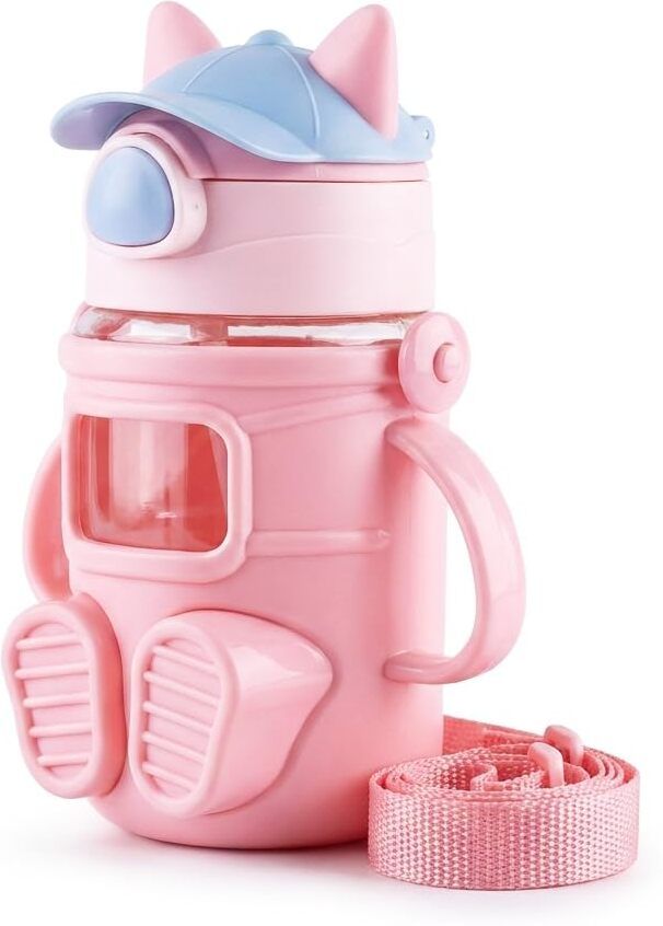 kidwiz Kids Cartoon Sipper Series 450 ml Water Bottle-picture-16