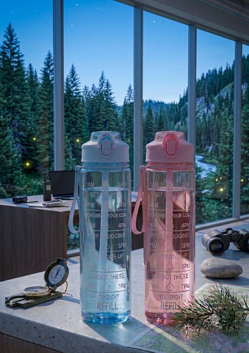 homexa Classic 950 ml Water Bottles-picture-41