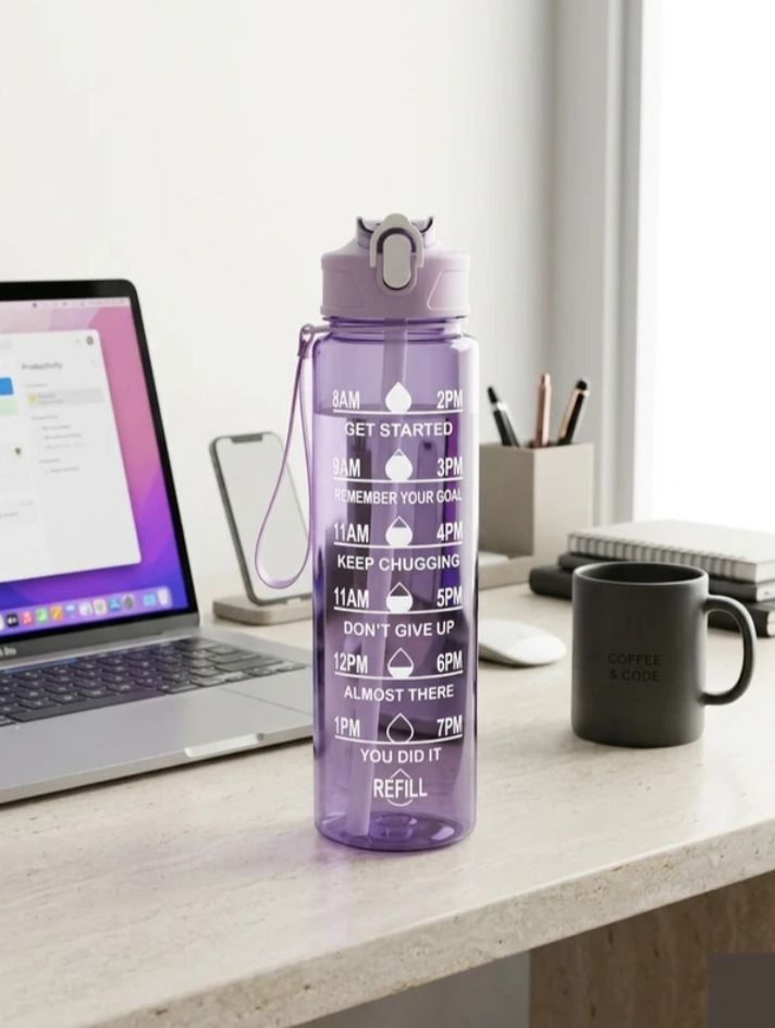 mountain mist motivational water bottle 900 ml Water Bottle-picture-20