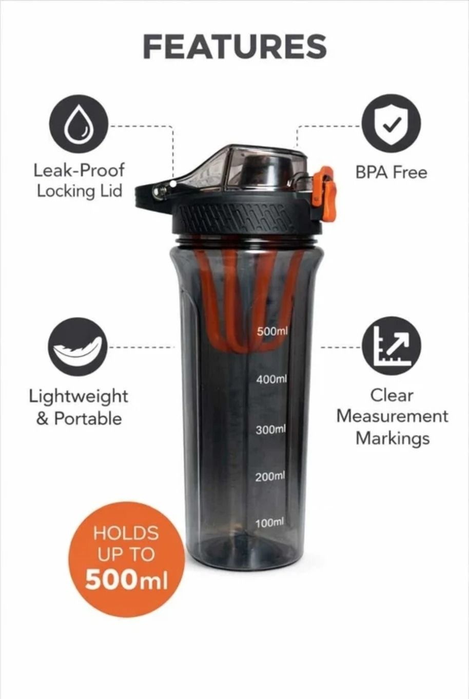 pagemakers Fitness 500 ml Water Bottle-picture-33