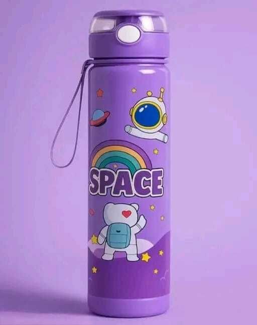 Water Bottle for Kids Girls & Boys | Cute Printed BPA Free Leakproof Bottle 1000 ml Water Bottle-image-38