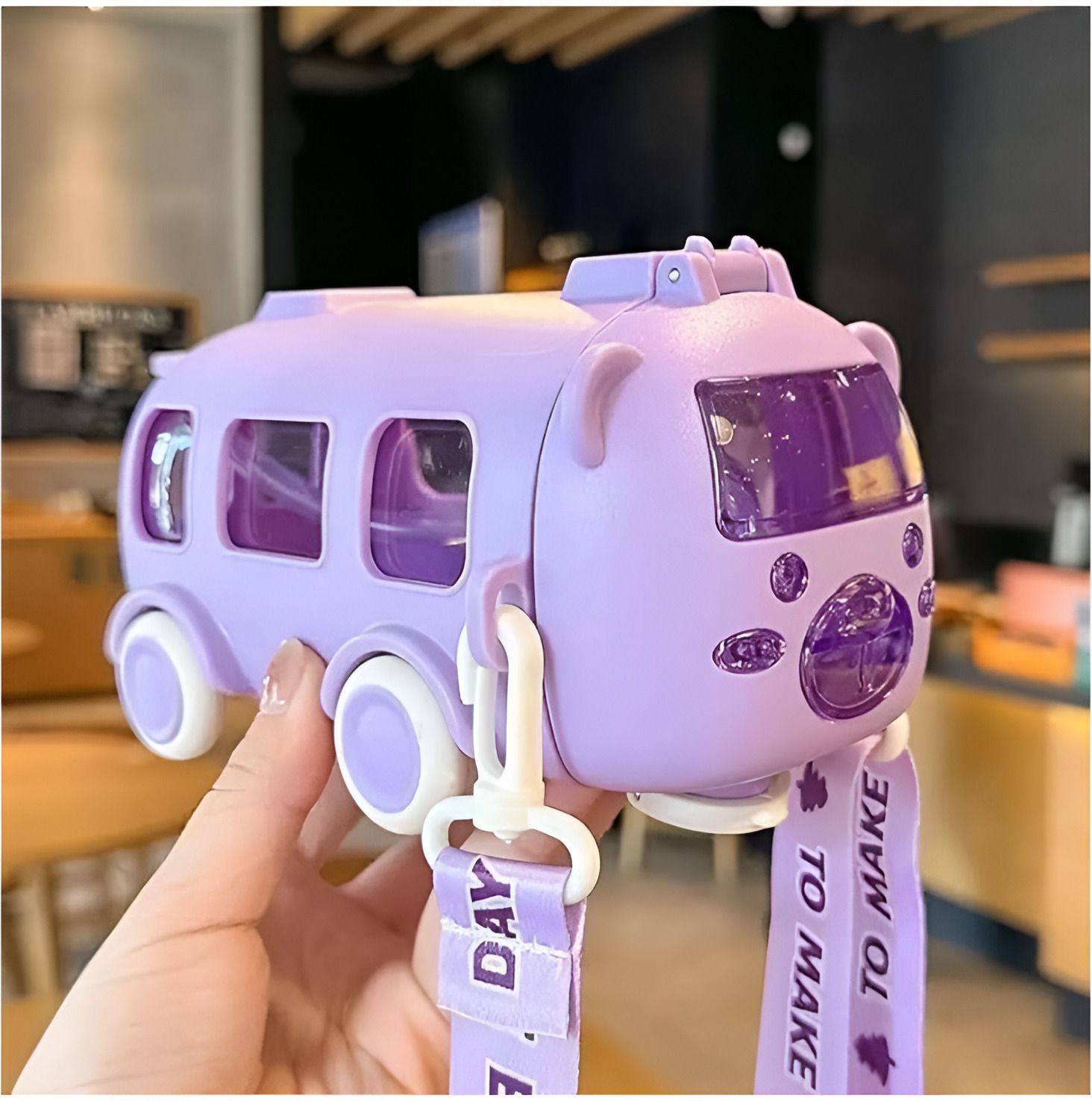 SMART Playful Toy Bus Water Bottle 500 ml Water Bottle-image-29