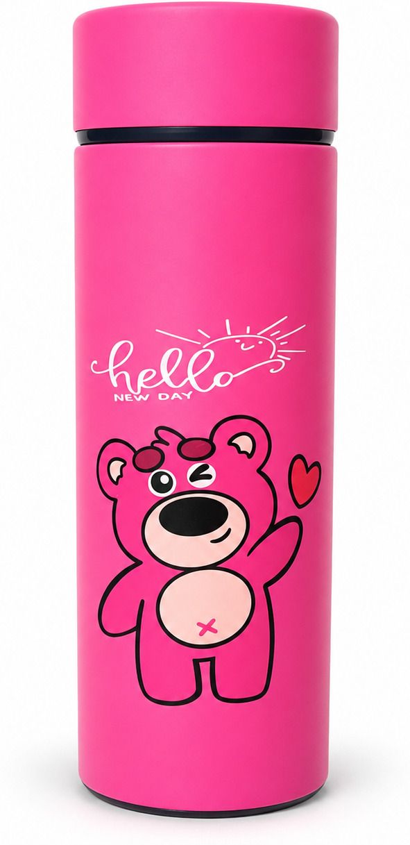 K pink 400 ml Water Bottle-image-35