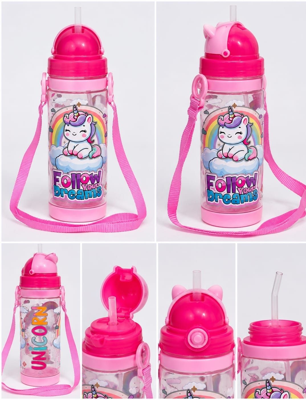 Unicorn 500 ml Water Bottle-image-28