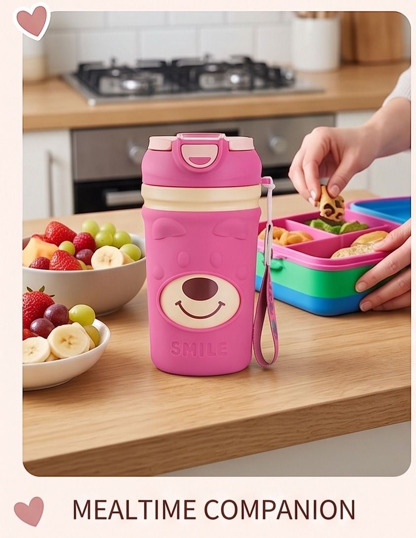 kidmomi Bear Style 450 ml Water Bottle-picture-22