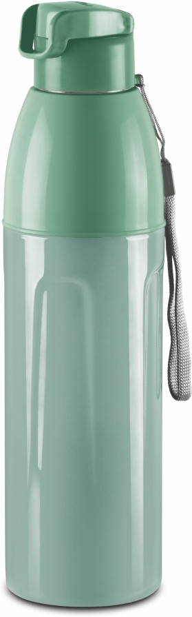 milton KOOL CONVEX PLASIC WATER BOTTLE GREEN(NOT USE FOR HOT WATER) 560 ml Water Bottle image 1