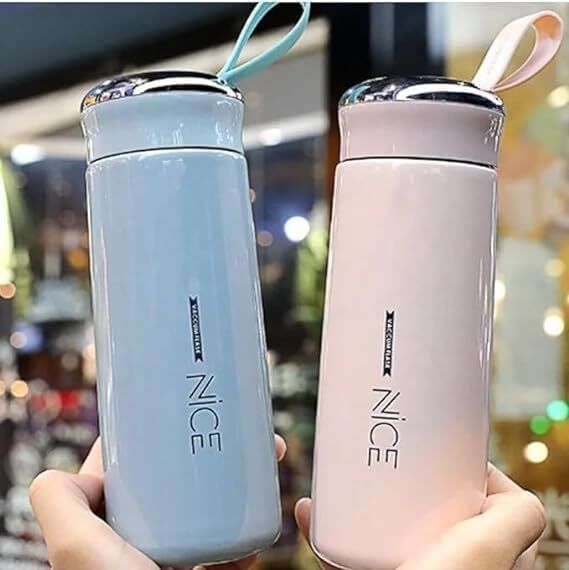 Nice Premium Glass AND Plastic 400 ml Water Bottles-image-23