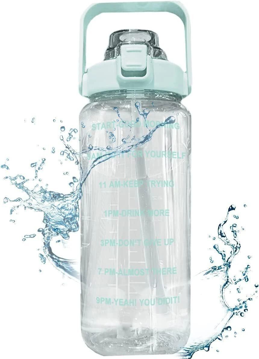 aaru enterprise Transparent Motivational Bottle K060 1000 ml Water Bottle-picture-21