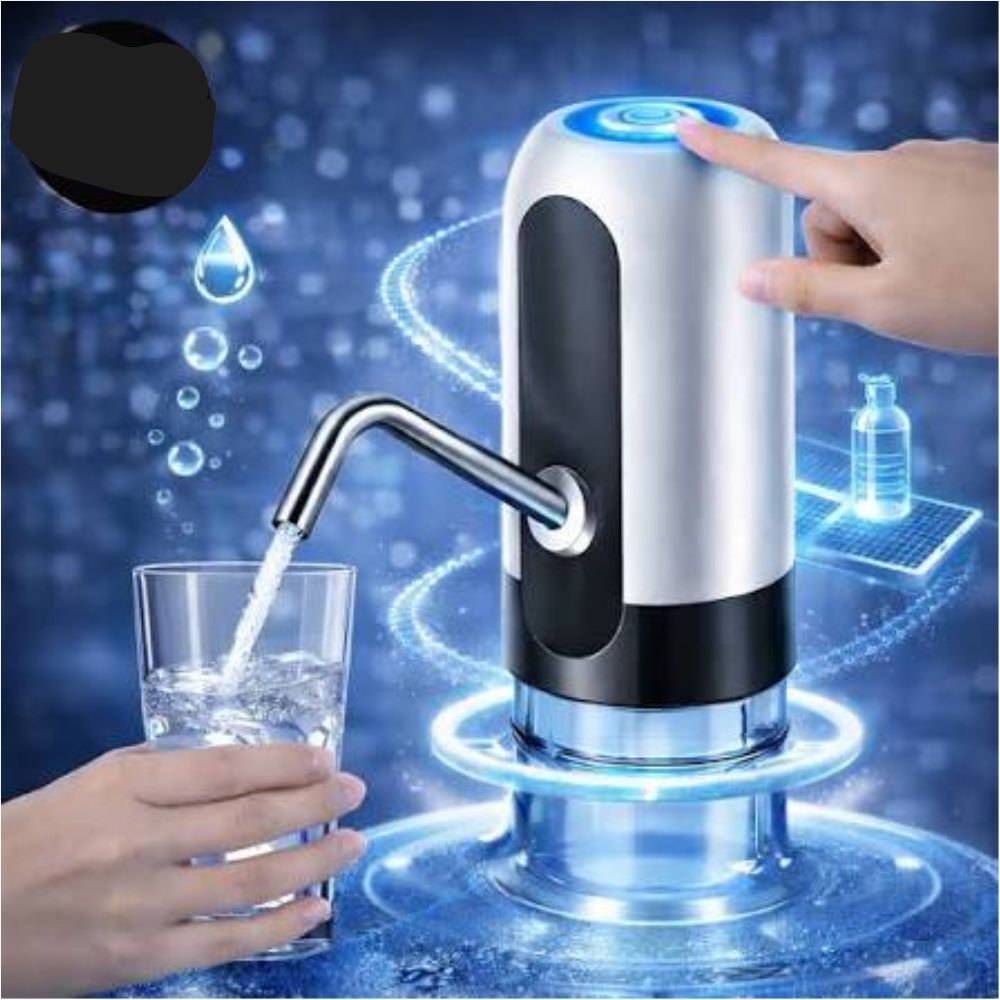 comfortinglives Automatic Water Dispenser Pump for Water Jar with Stainless Steel Nozzle Bottled Water Dispenser-picture-5