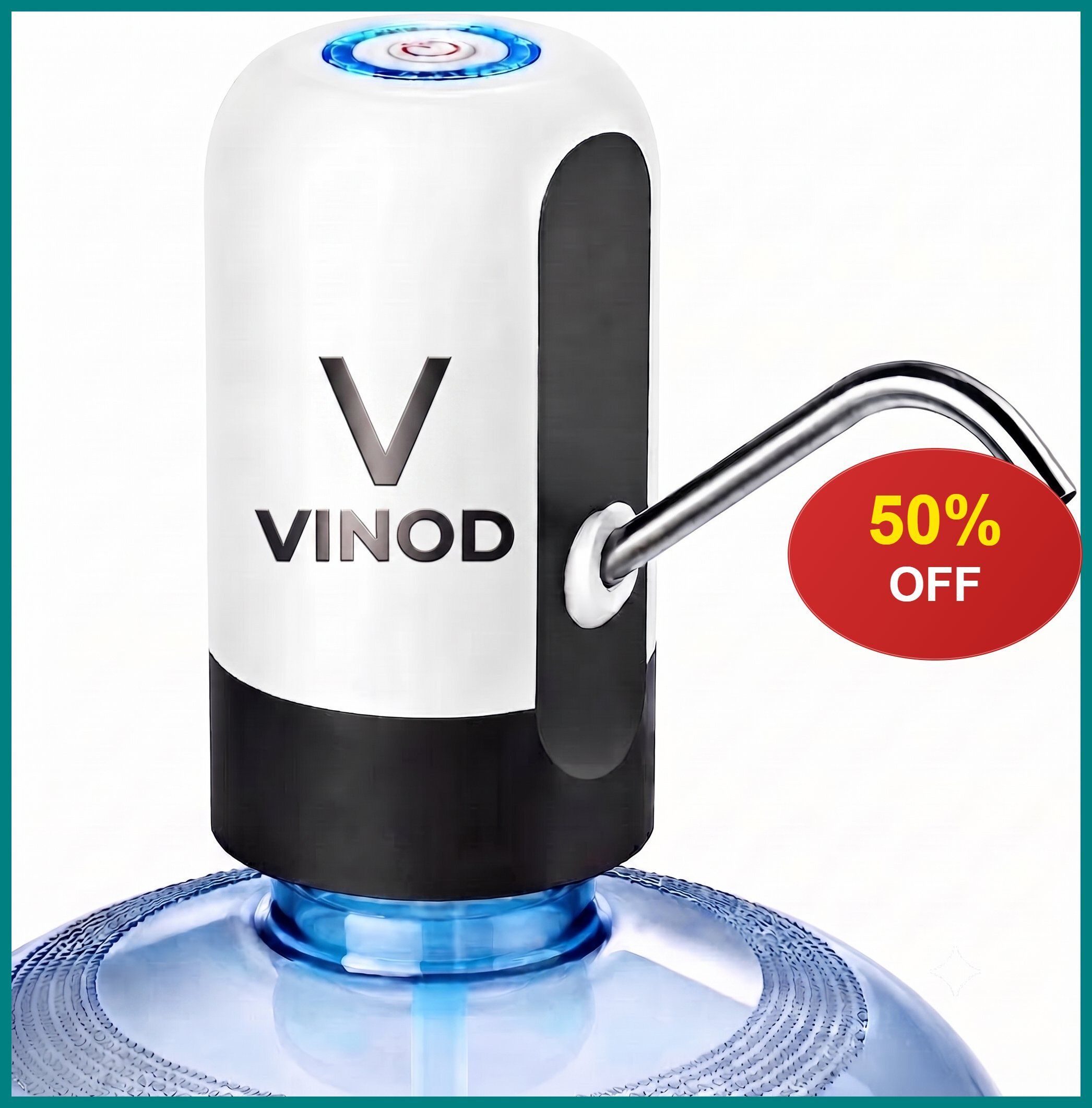 Electric Water Dispenser Pump for 20 25L Jar USB Mini Rechargeable Bottom Loading Water Dispenser-image-36