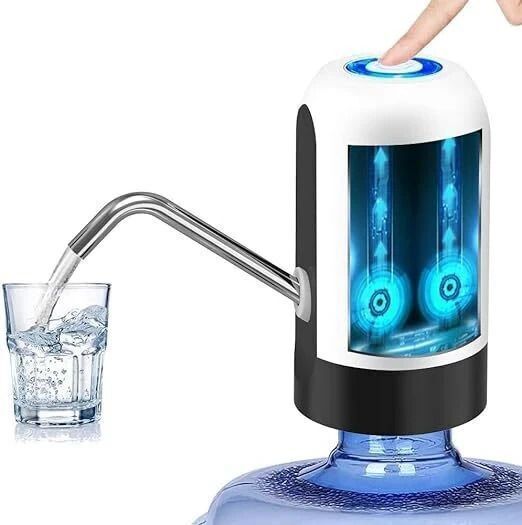NEW26-Can Dispenser Pump with Silicone Pipe, USB Cable Bottled Water Dispenser-image-9