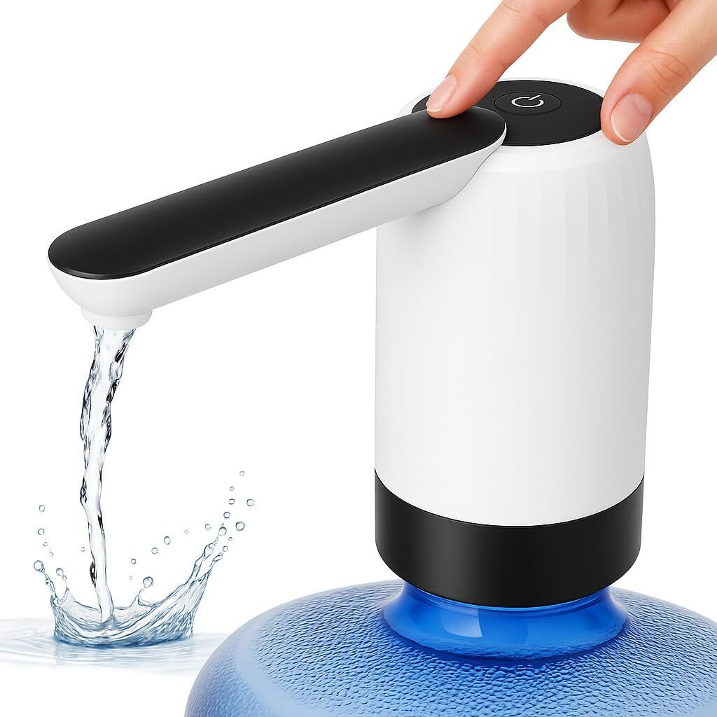 Automatic Water Dispenser Pump for 20 Litre Bottle, Portable USB Rechargeable Bottled Water Dispenser-image-16