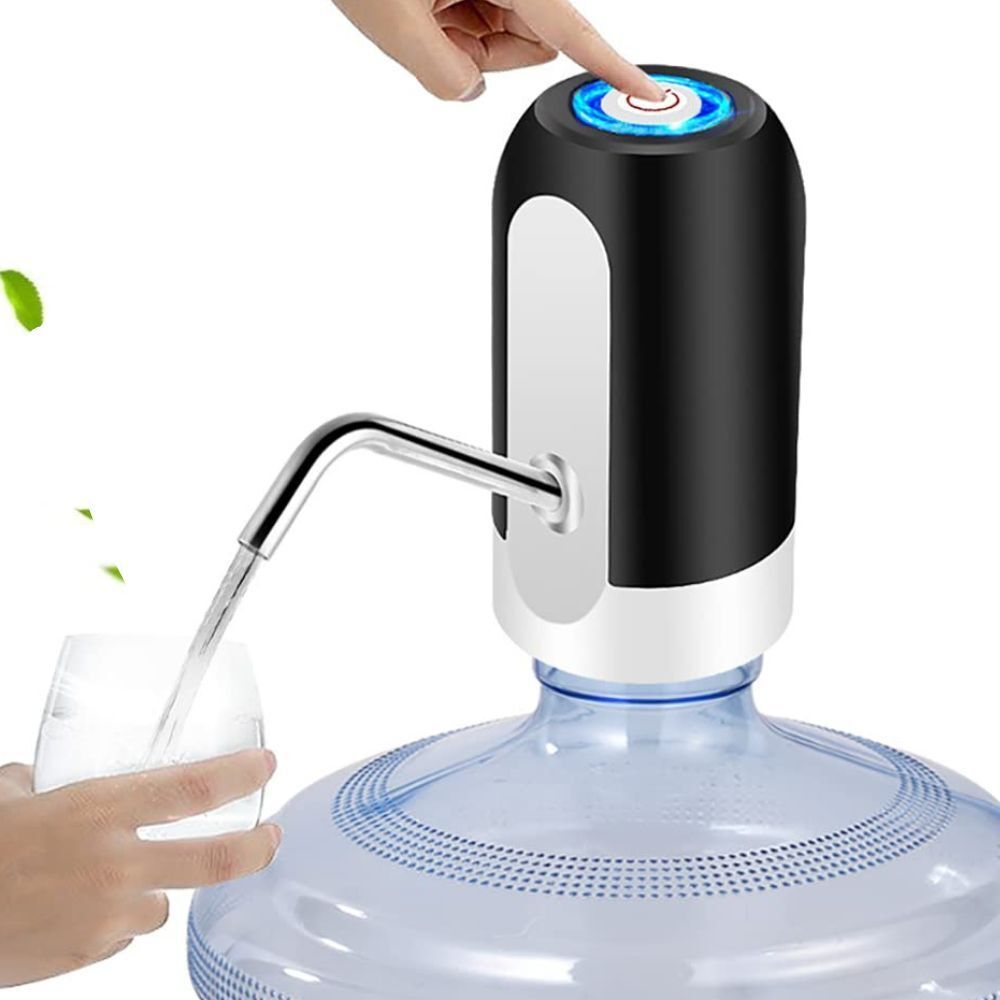 comfortinglives Portable Water Pump for Water Can with Stainless Steel Water Outlet Bottled Water Dispenser-picture-8