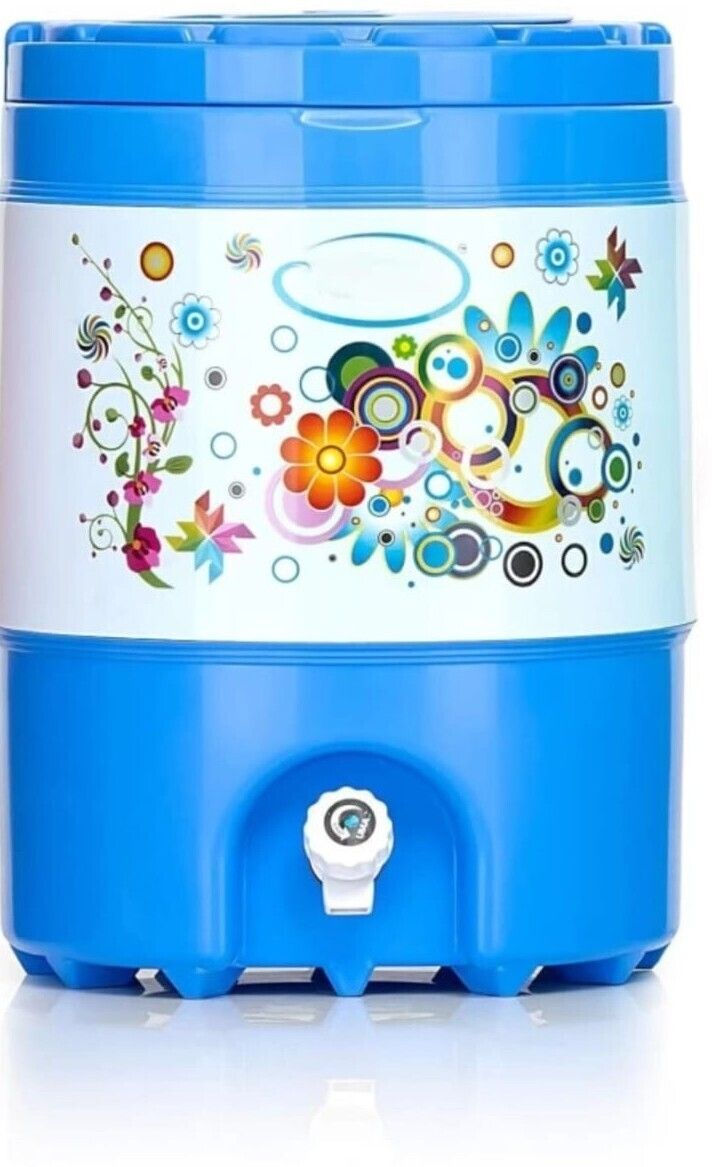 Plastic Insulated Water Camper 20 LTR 20000 ml Bottle Bottled Water Dispenser